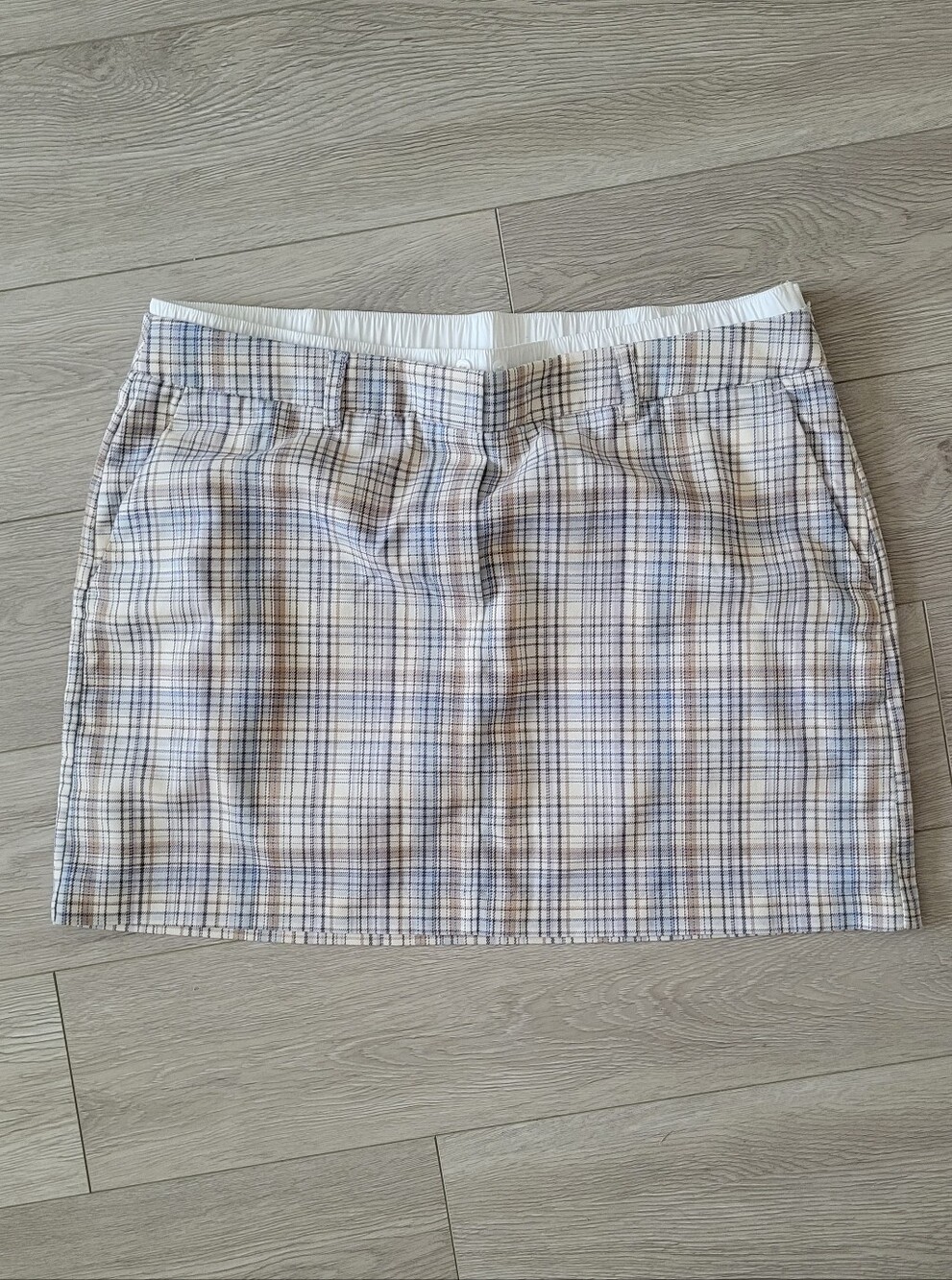 Joe Fresh Plaid Mini Skirt